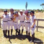 Scuola equitazione Kappa Equestre soci nel maneggio all'aperto