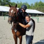 Scuola equitazione Kappa Equestre bambino con istruttore