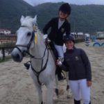 Scuola equitazione Kappa Equestre istruttore con allievo a cavallo